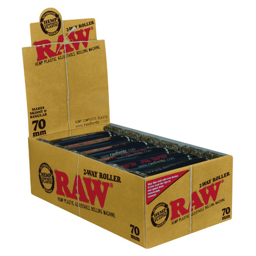 RAW®  - Adjustable 2-Way Rolling Machine -  70mm - Display of 12 (MSRP $4.00ea)
