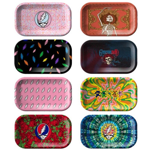 Blazy Susan X Grateful Dead - Medium Metal Rolling Tray (MSRP $25.00)