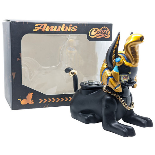 6" Silicone Anubis Water Pipe - with 14M Bowl & 4mm Banger (MSRP $40.00)