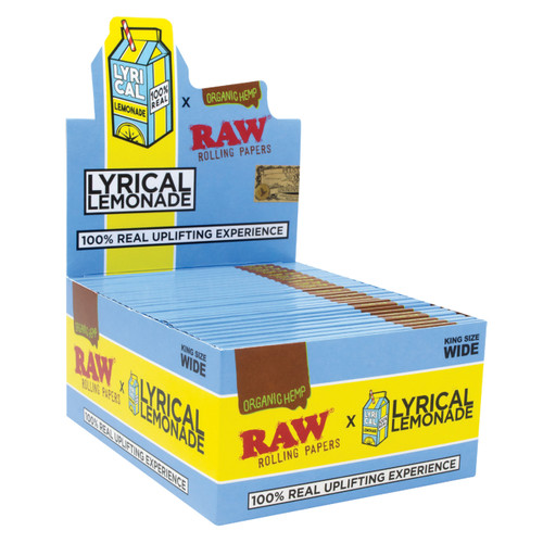 RAW® x Lyrical Lemonade  - Rolling Papers King Size Slim (32ct) - Display of 50 (MSRP $3.00ea)