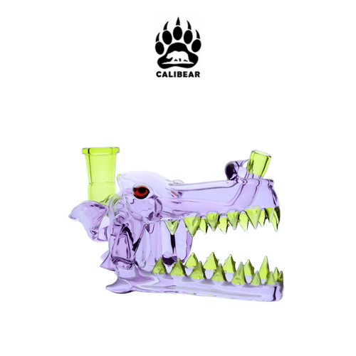 6" Wolf Head Water Pipe by Calibear *Drop Ship* (MSRP $359.00)