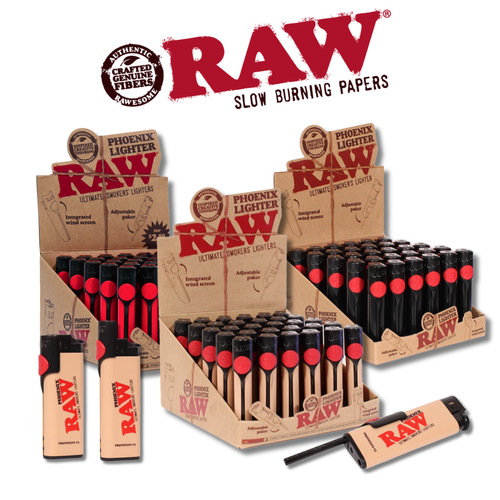 RAW® - Phoenix Lighters - Display of 30 (MSRP $5.00ea)