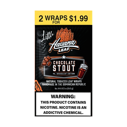 Havana Leaf Little Tobacco Wraps (2ct) Pre-Priced Box of 20