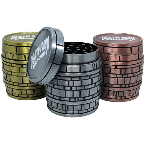 Death Row Records - 68mm 4 Part Barrel Grinder - Assorted (MSRP $22.00)