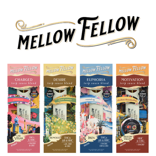 Terp Sauce Blend Disposable 2ml (Box of 6) by Mellow Fellow *Drop Ship* (MSRP $39.99 Each) Terp Sauce Blend Disposable 2ml (Box of 6) by Mellow Fellow *Drop Ship* (MSRP $39.99 Each)