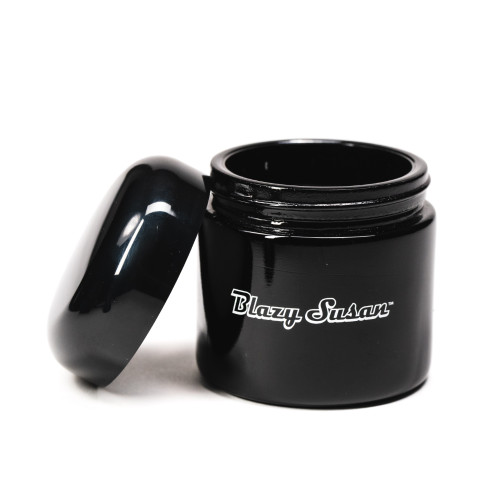 Blazy Susan® - 125mL UV Glass Jars - Black (MSRP $18.00)