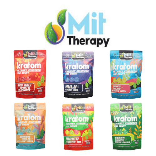 Extract Enhanced Kratom Capsules by Mit Therapy 300ct *Drop Ship* (MSRP $50.99)