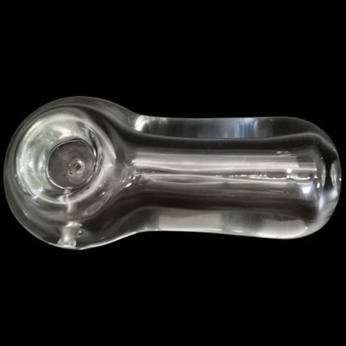 4" Ultra THICK Clear Spoon Hand Pipe (MSRP $20.00)