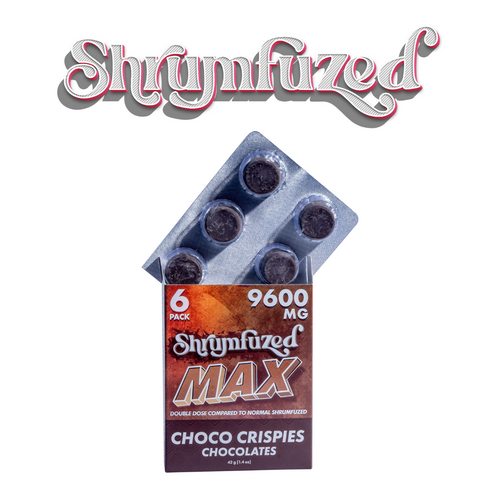 Shrumfuzed - MAX Mushroom Chocolate 6ct 1600mg (MSRP $39.99)