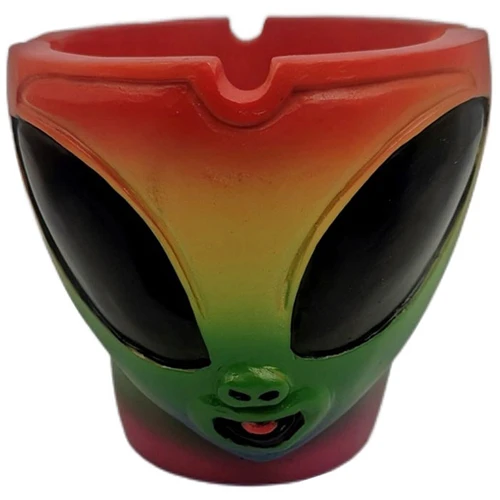 Resin Assorted Alien Head Ash Tray (MSRP $10.00)