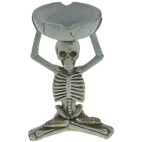 8.5" Resin Skeleton Ash Tray (MSRP $25.00)