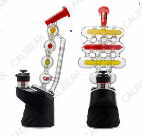Calibear - Puffco Peak Compatible Topper - Triple Inline - Assorted (MSRP $90.00)