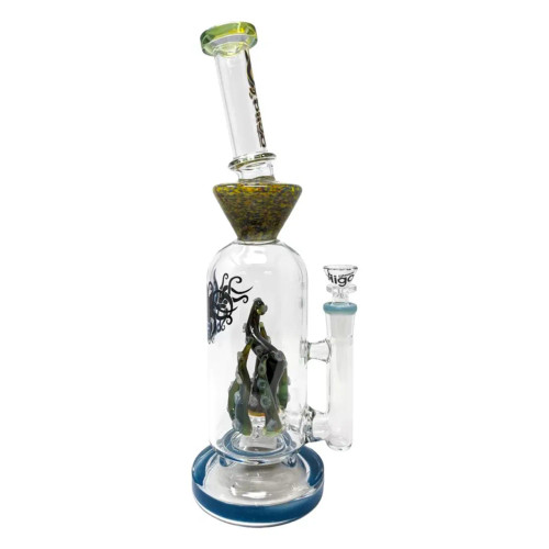 BIIGO - 13.5" Assorted Octopus Tentacle Water Pipe - with 14M Bowl & 4mm Banger (MSRP $130.00)