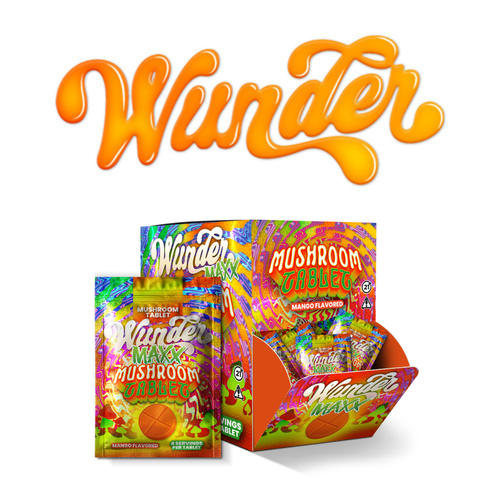 Wunder - MAXX Entheogenic Mushroom Tablets 1ct (Display of 30) *Drop Ship* (MSRP $9.99 Each)