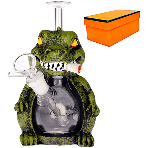 6" Assorted Reptile Monster LED Water Pipe - with 14M Bowl (MSRP $55.00)