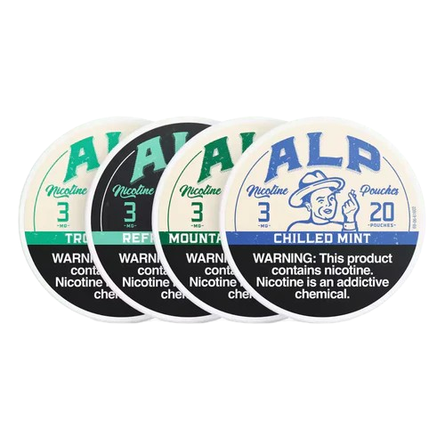ALP - Nicotine Pouches 20ct Pack of 5 (MSRP $4.99ea)