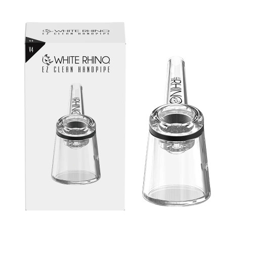 White Rhino - EZ Clean Hand Pipe - Display of 5 - HS Wholesale