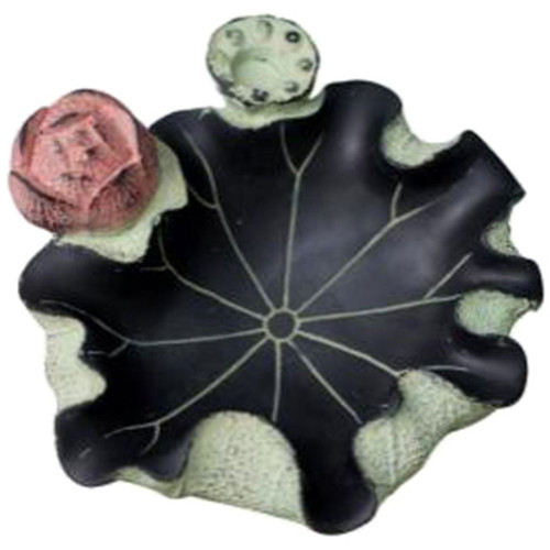 6.3" Resin Locus Lily Pad Ashtray (MSRP $25.00)