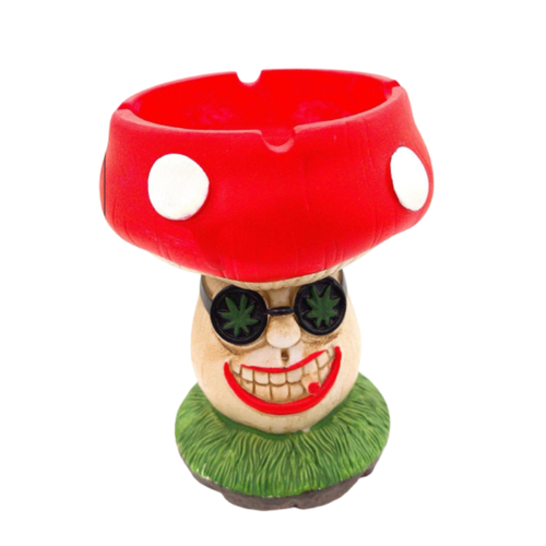 8.3" Resin Shroom Shades Ashtray (MSRP $25.00)