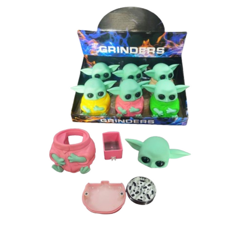 4.2" Yoder 4 Part Grinder - Display of 6 (MSRP $15.00ea)