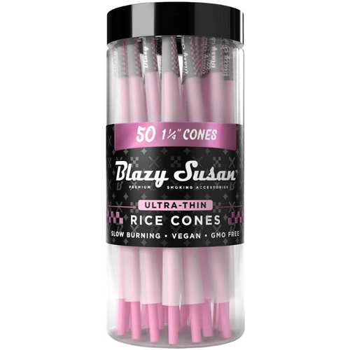 Blazy Susan - Ultra Thin Rice Paper Cones - 1-1/4 - Jar of 50 (MSRP $19.99)