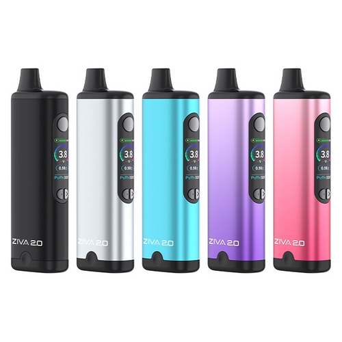 Yocan - ZIVA 2.0 Concealed Carto Battery - Mixed Color - Display of 10 (MSRP $29.99ea)