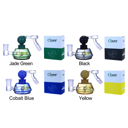 Clover Glass - 3" Assorted Color Ash Catcher - 14M45 (MSRP $25.00)