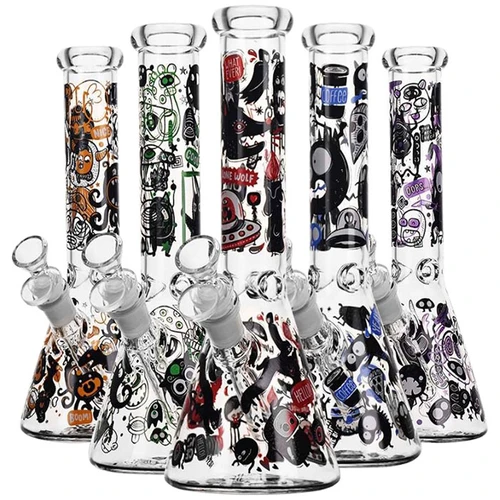 10" Comic Monster Beaker Water Pipe - with 14M Bowl (MSRP $60.00)