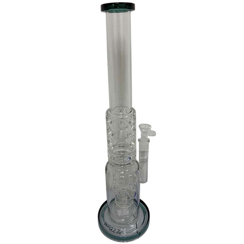 20" Assorted Color Rim Multi Perc Water Pipe - with 14M Bowl (MSRP $90.00)