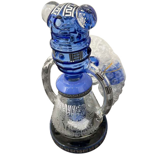 9" Robot Rig Water Pipe - with 14M Bowl & 4mm Banger (MSRP $70.00)