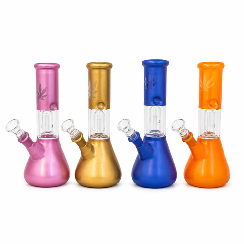 8" Dome Perc Assorted Colors Water Pipe (MSRP $15.00)