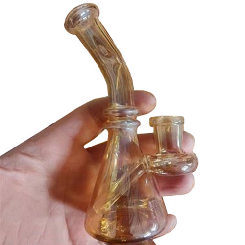 5" Electro-Plated Mini Rig Water Pipe - with 14M Bowl (MSRP $25.00)
