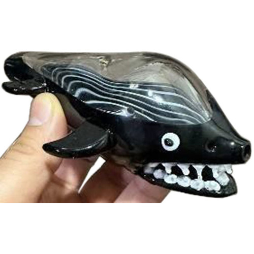 5" See Through Shark Hand Pipe (MSRP $40.00)