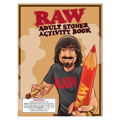 Raw - Adult Stoner Activity Book (MSRP $9.99)