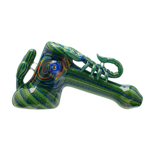 Calibear - Cactus Hammer Hand Pipe - Green (MSRP $100.00)