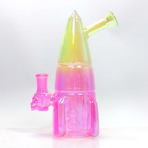 8" Iridescent Bullet Shape Water Pipe (MSRP $25.00)