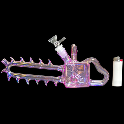 11.5" Chainsaw Smoke Blaster Water Pipe (MSRP $50.00)