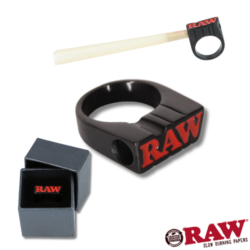 RAW - Black Smoker Ring and Cone Tip (MSRP $24.99)
