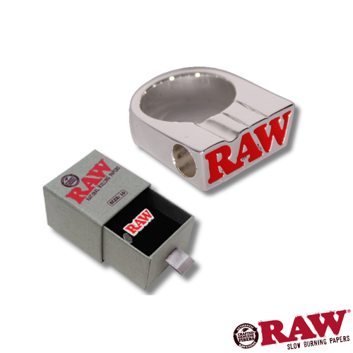 RAW - Silver Smoker Ring and Cone Tip (MSRP $24.99)