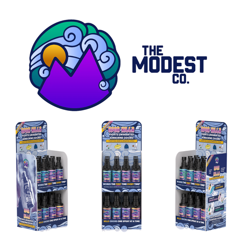 Odor Killa - Odor Eliminator Spray 4oz (24ct Display) by The Modest Co *Drop Ship* (MSRP $9.99)