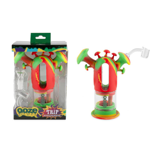 Ooze - Silicone Trip Bubbler Water Pipe (MRSP $35.00)