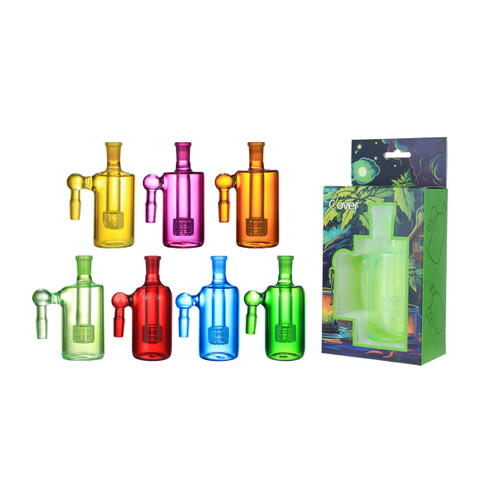 Clover Glass - Assorted Full Color Showerhead Ash Catcher - 14M 90 Degree (MSRP $25.00)