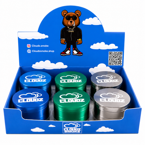 Cloudz - Grinder 63mm 4 Part - Original Edition - Display of 6 (MSRP $12.00ea)