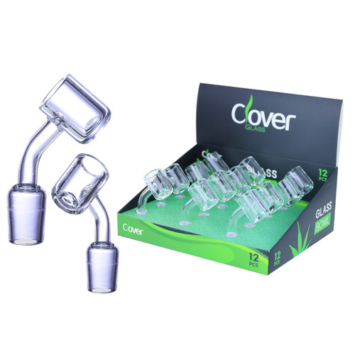Clover Glass - Quartz Banger Flat Top - 14M45 - Display of 12 (MSRP $5.00ea)