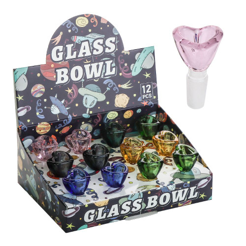 Assorted Color Flower Bowl 14M - Display of 12 (MSRP $60.00)