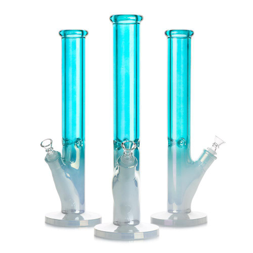16" Color Fade Straight Water Pipe - with 14M Male Bowl (MSRP $75.00)