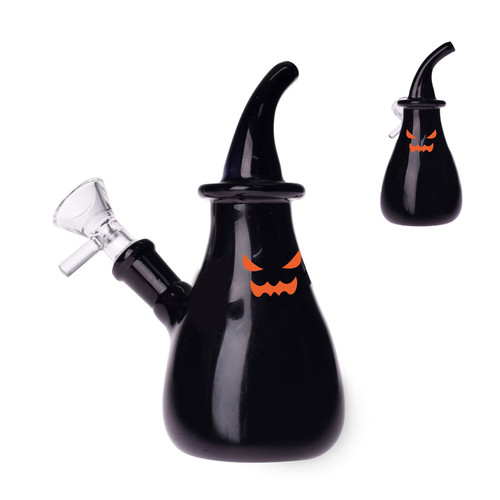 6" Halloween Witch Hat Water Pipe - with 14M Male Bowl (MSRP $30.00)