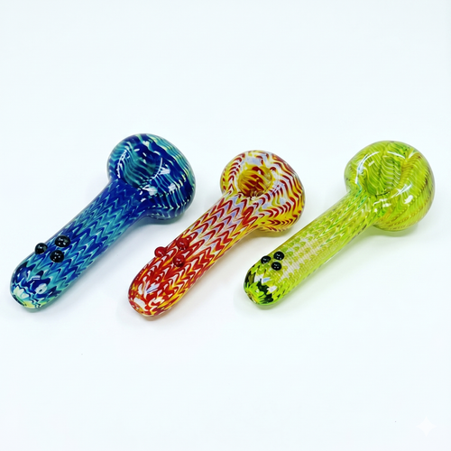 4.5" Full Art Spoon Hand Pipe - 2 Pack (MSRP $20.00ea)