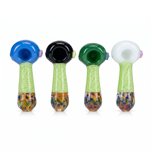 4" Fancy Slime Middle Spoon Hand Pipe (MSRP $20.00ea)