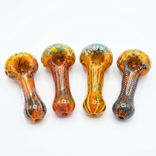 5" Gold Fumed Spoon Hand Pipe (MSRP $20.00ea)